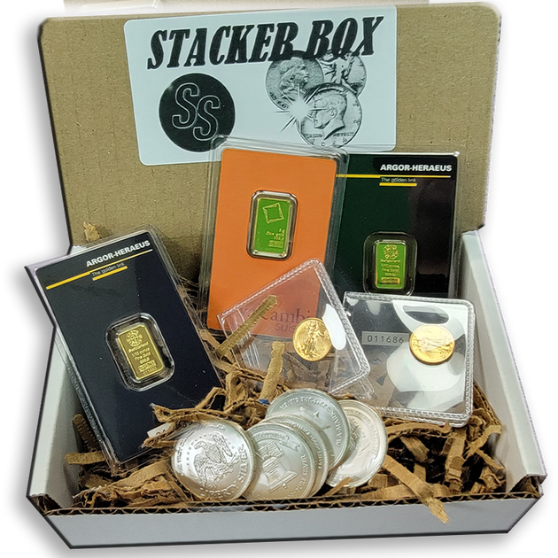 Gold Silver Combo Stacker Box Coolstax Vault - Main Image