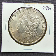 1896 Morgan Silver Dollar - Raw AU