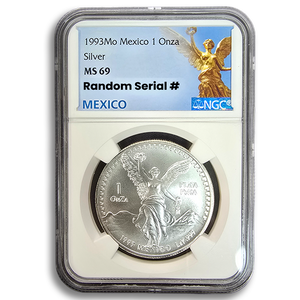 1993 Mexico 1oz Silver Libertad - NGC MS69 | Coolstax Vault 1993 Mexico 1oz Silver Libertad - NGC MS69 | Coolstax Vault