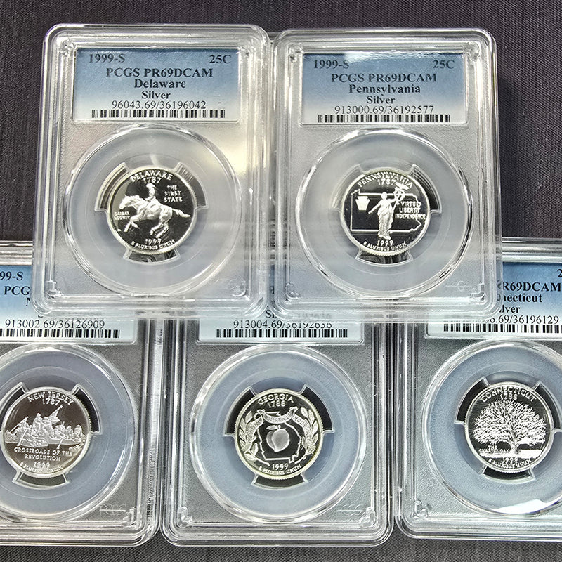 1999-S Silver State Quarters Proof Set (PR69DCAM)