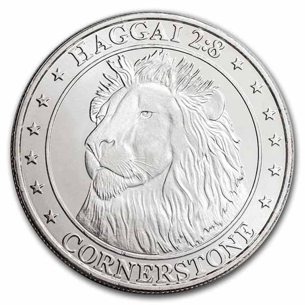 1oz Silver Highland Mint Cornerstone Lion Round