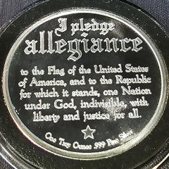 Pledge of Allegiance 1 oz Silver Round!