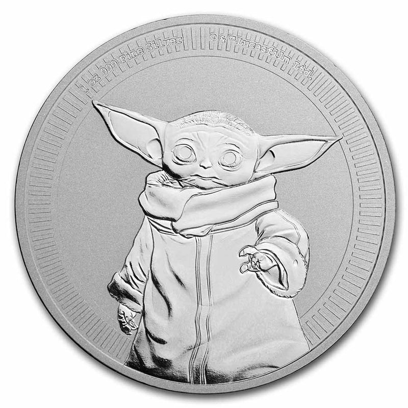 2021 Niue 1oz Silver Star Wars: Grogu "Baby Yoda" Coin