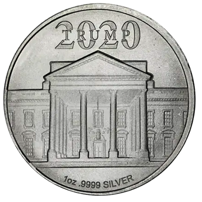 President Trump 2020 1oz Silver Round