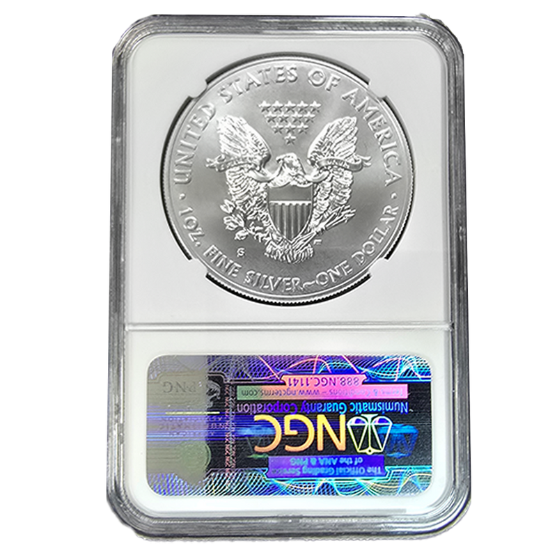 2011-S Silver Eagle NGC MS69 25th Anniversary Set