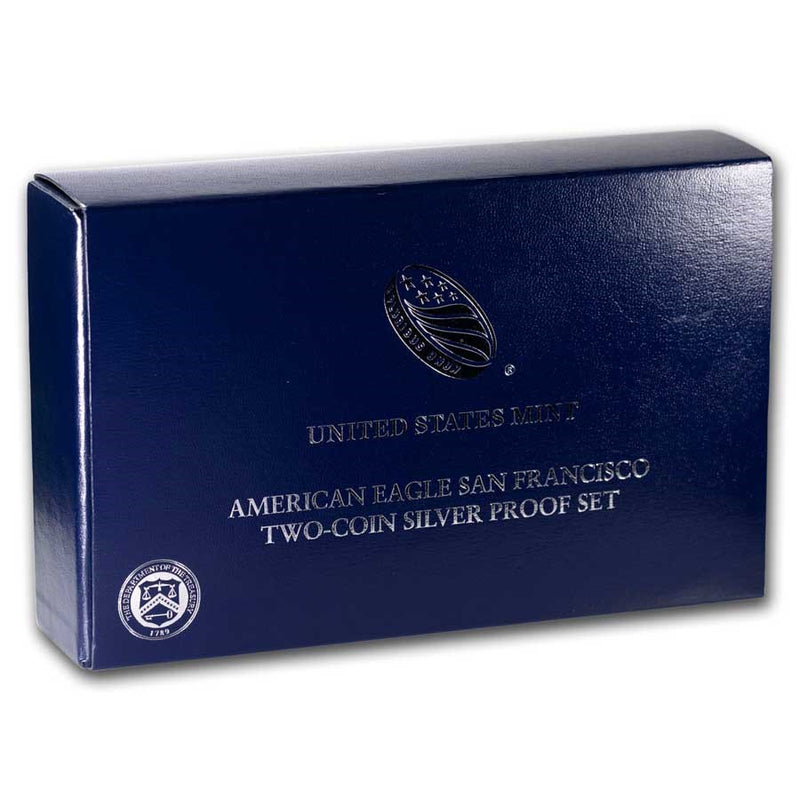 2012‑S 75th Anniversary American Silver Eagle 2‑Coin Set