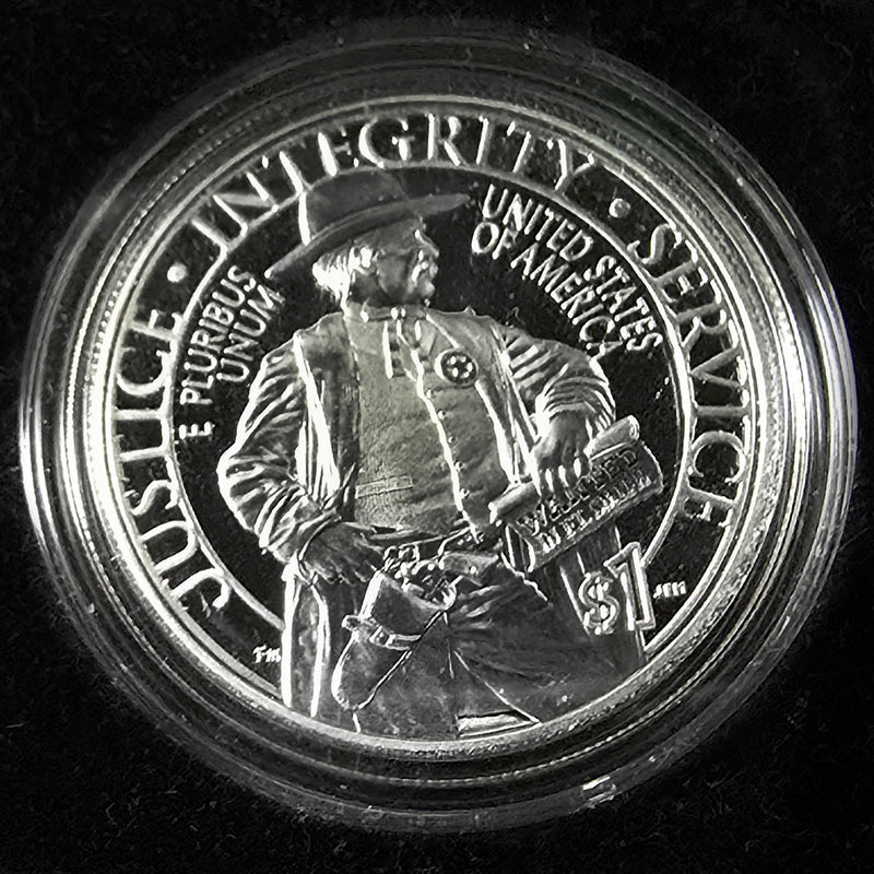 2015-P U.S. Marshals Service 225th Anniversary Proof Silver Dollar