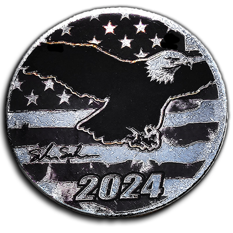 2024 1oz Silver Seeker SIGNATURE Eagle Round