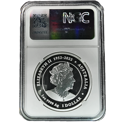 2024 Australia Year of the Dragon PF70 Ultra Cameo Silver Coin