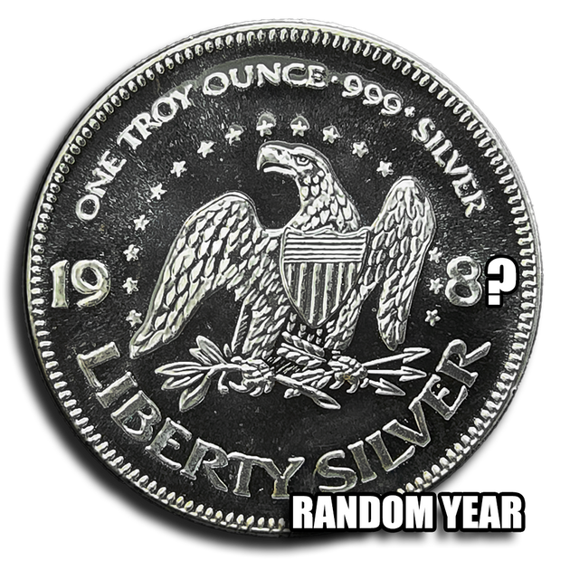 Vintage A-Mark 1 oz .999 Silver Round - Random Date (1983–1988 ...