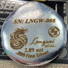 Longwei - The Majestic Hand-Poured Silver Dragon