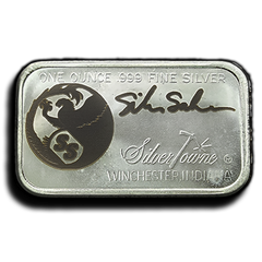 1 oz Silver Seeker Eagle Logo Grip Signature Bar