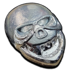 Silver Seeker's Hand-Poured Savage Skull