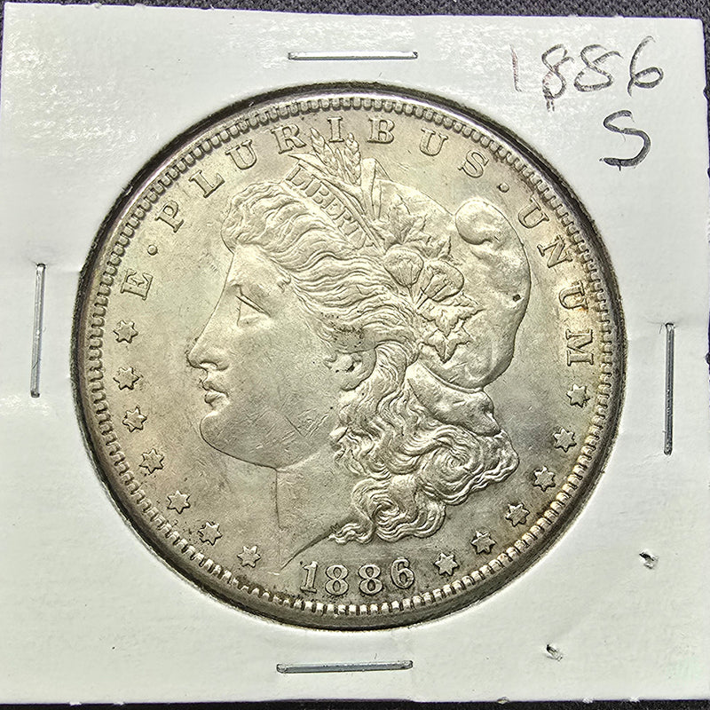 1886-S Morgan Silver Dollar – San Francisco Mint!