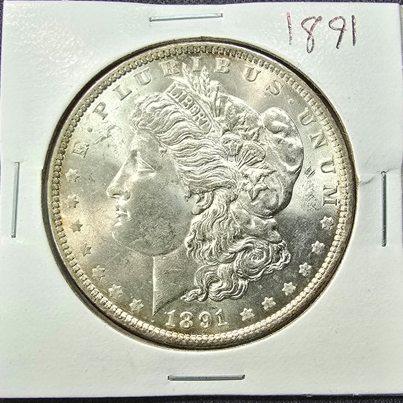 1891 Morgan Silver Dollar