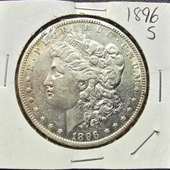 1896-S Morgan Silver Dollar - San Francisco Mint!