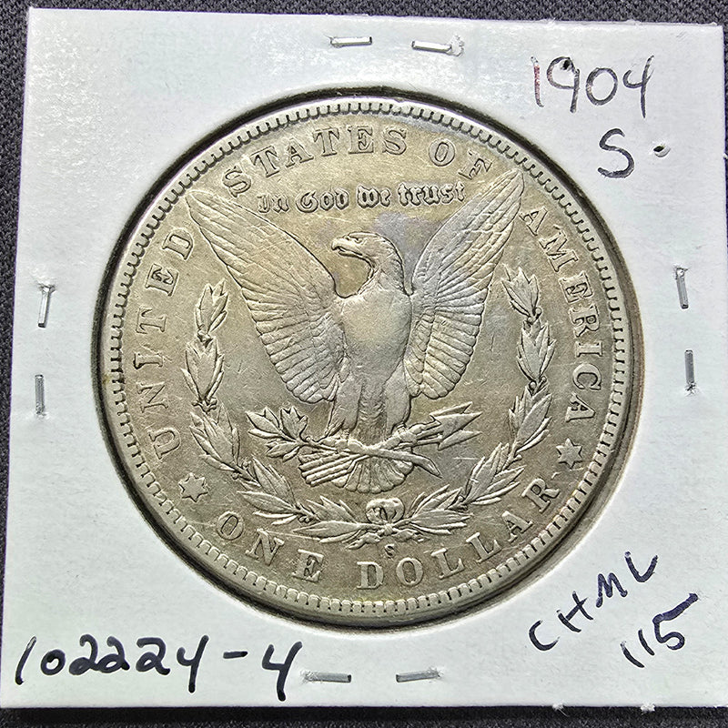 1904-S Morgan Silver Dollar - San Francisco Mint