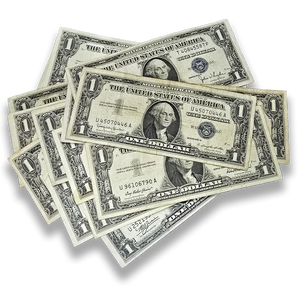 1935 & 1957 $1 Silver Certificates – Circulated