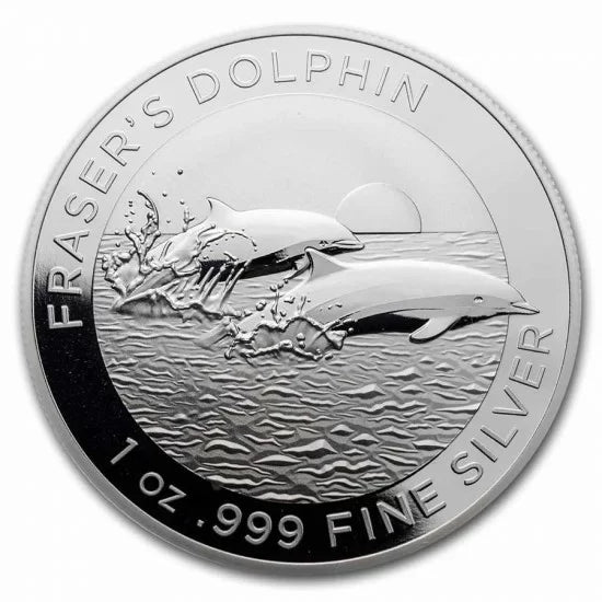 2021 Australia 1oz Silver Fraser's Dolphin