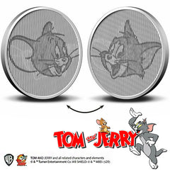 1oz Silver Tom & Jerry 80th Anniversary - Lenticular Round