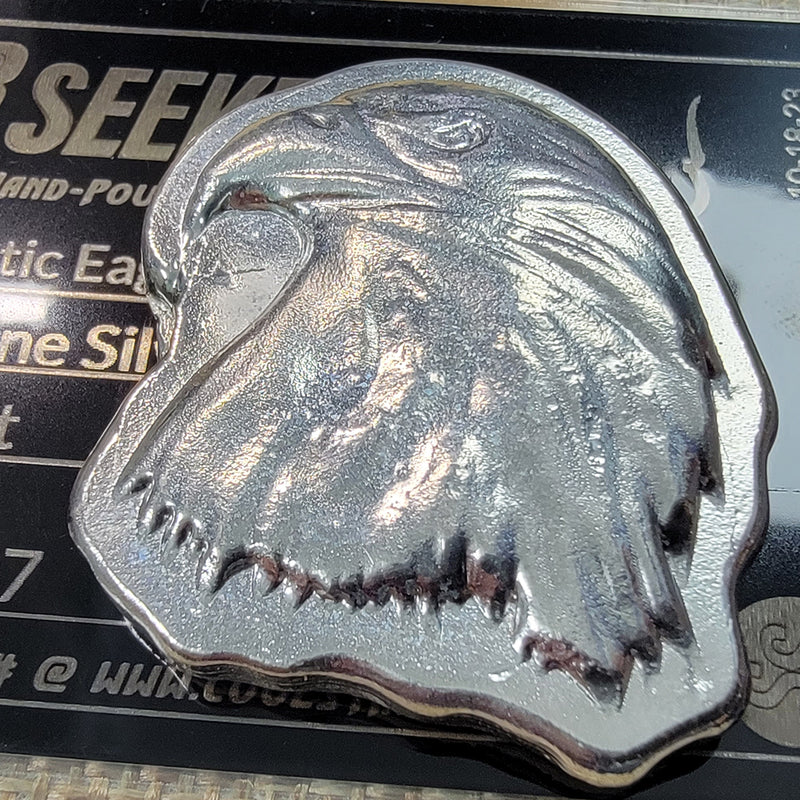 Silver Seeker's Hand-Poured Majestic Eagle