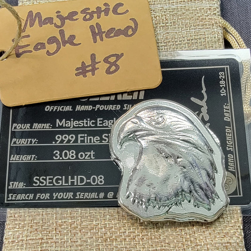 Silver Seeker's Hand-Poured Majestic Eagle