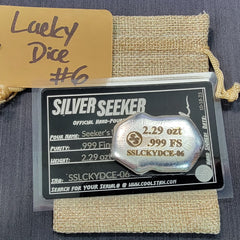 Silver Seeker's Hand-Poured Lucky Dice