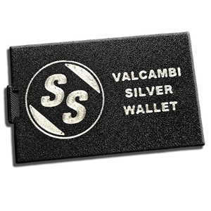 Valcambi 1 Gram Silver Bar Wallet - 3D Printed Case Only